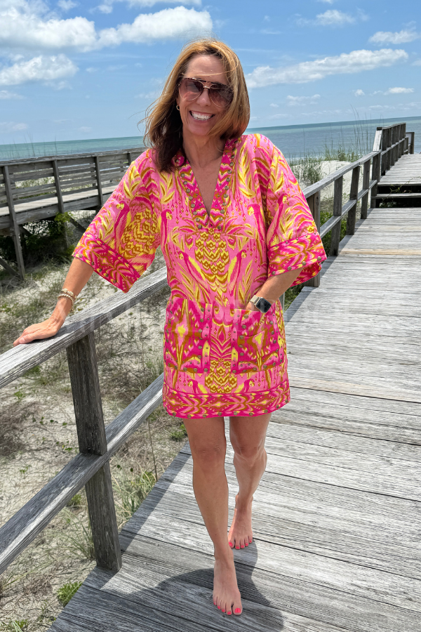 Pineapple Tapestry Mini Dress by Farm Rio