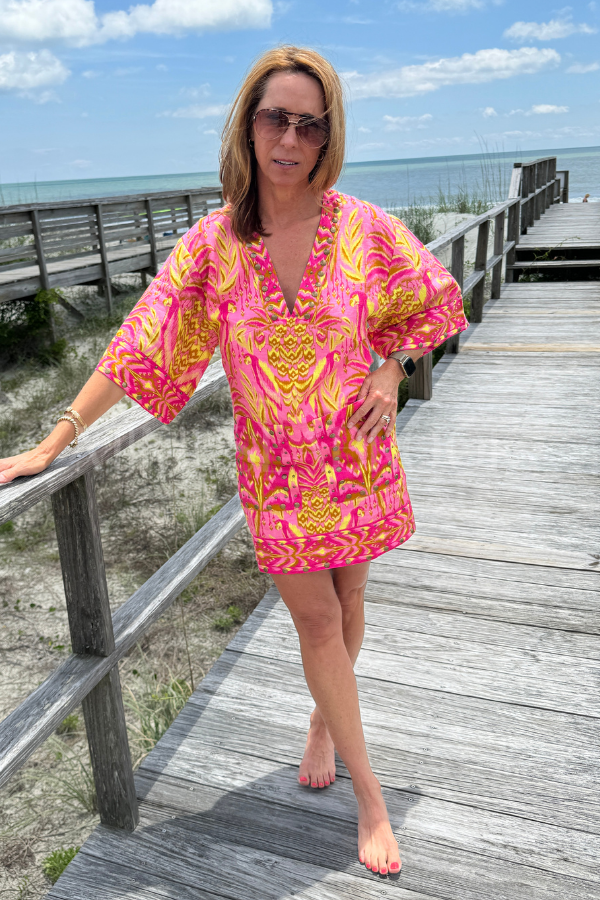 Pineapple Tapestry Mini Dress by Farm Rio