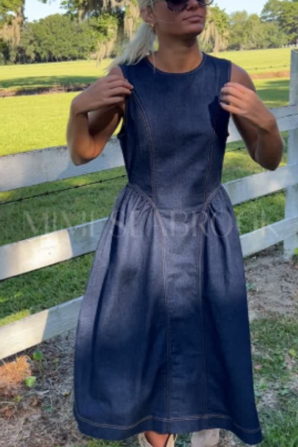 Porter denim dress