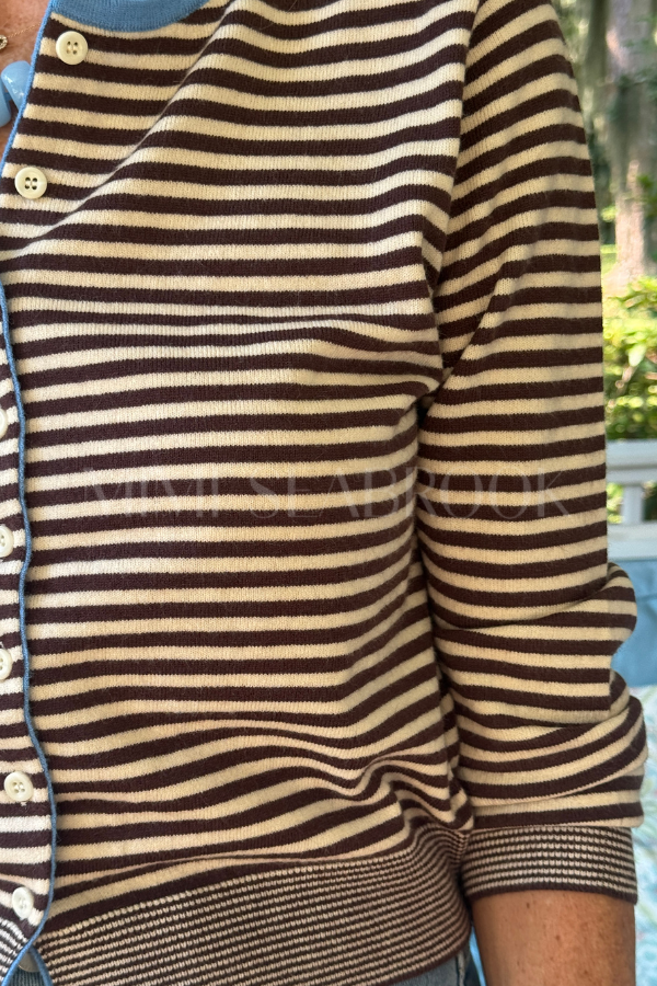 Randel sweater, brown/cream