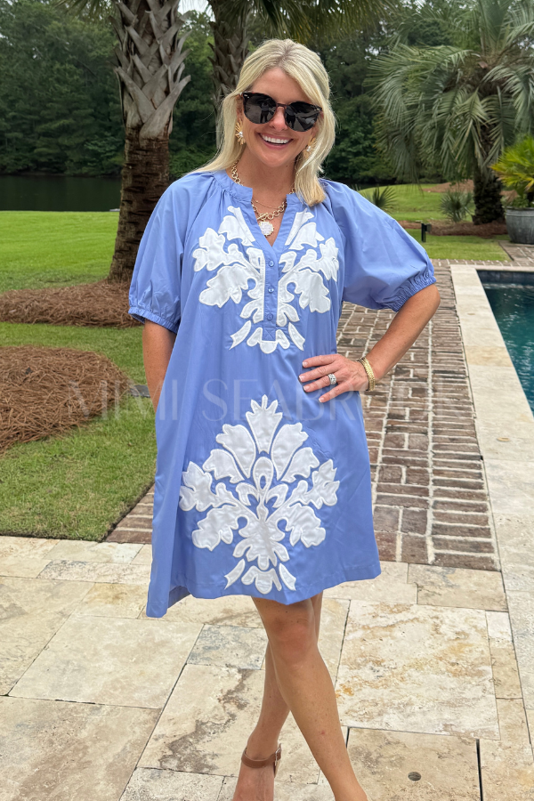 Rayna dress, blue