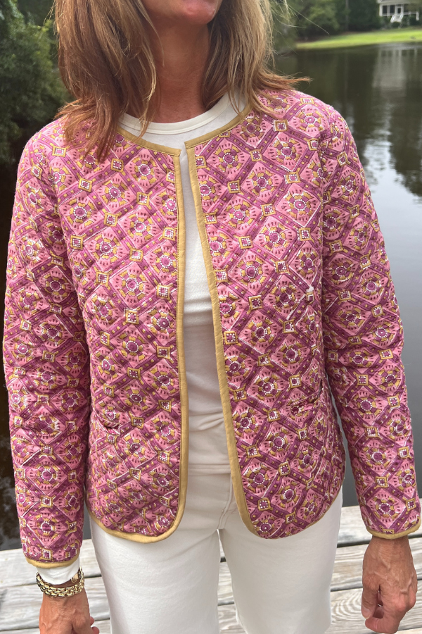 Reed Jacket, Burnished Rose