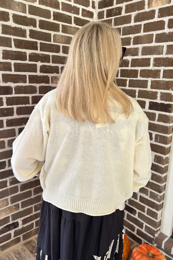 Regency sweater, cream