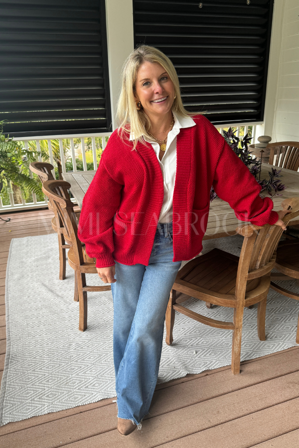 Regency sweater, red