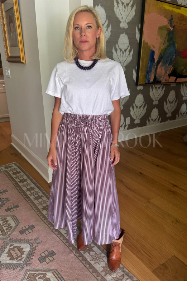 Rina Skirt, Bremen Brown/plum by Oliphant