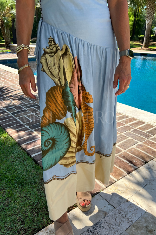 Rio Souvenir Strapless Maxi Dress by Farm Rio