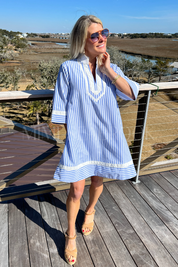 Risinger dress, light blue