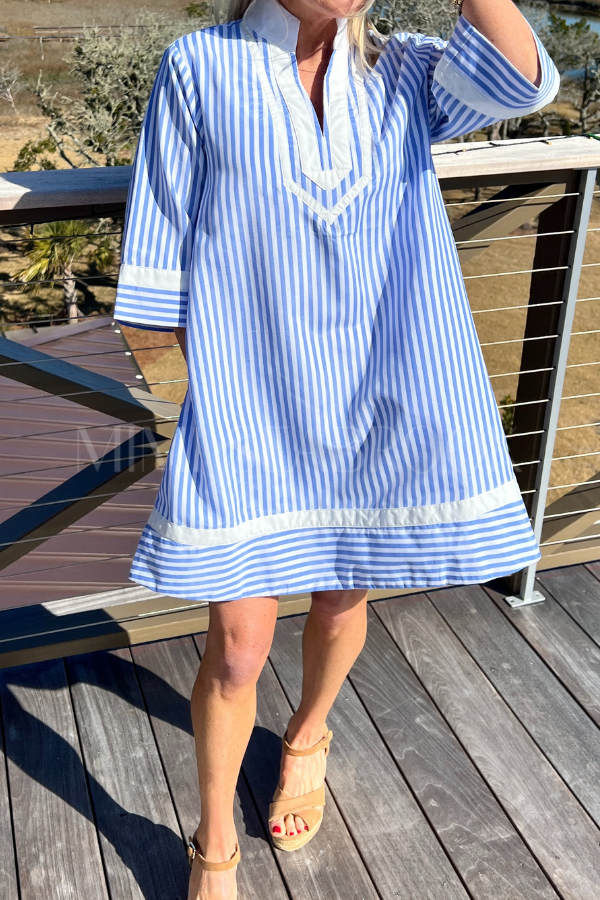 Risinger dress, light blue