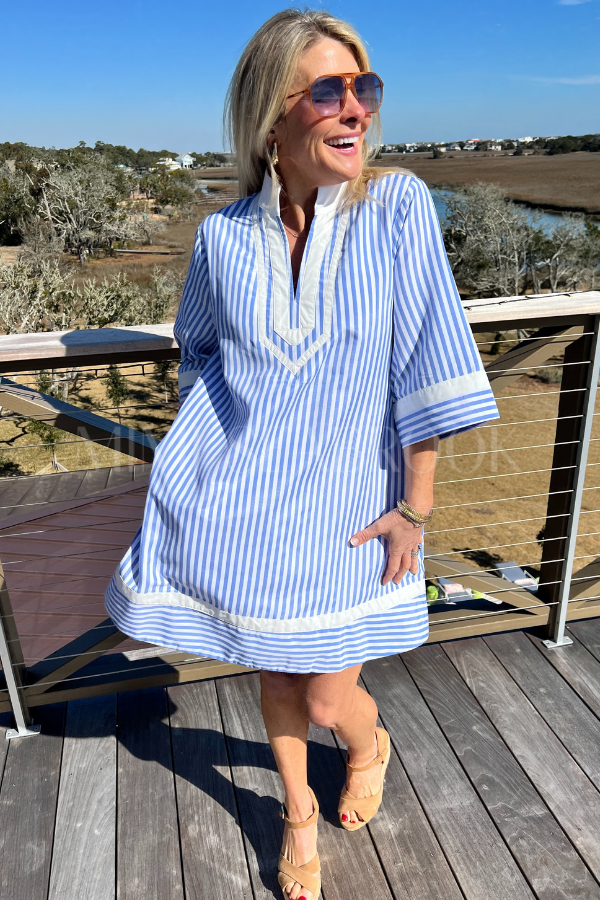 Risinger dress, light blue