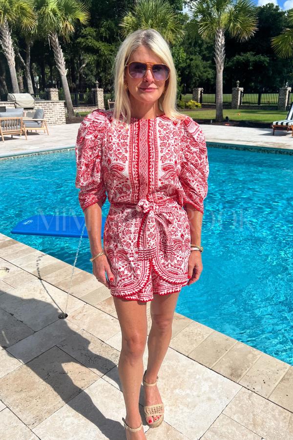 River Ride Red Blouse by Farm Rio