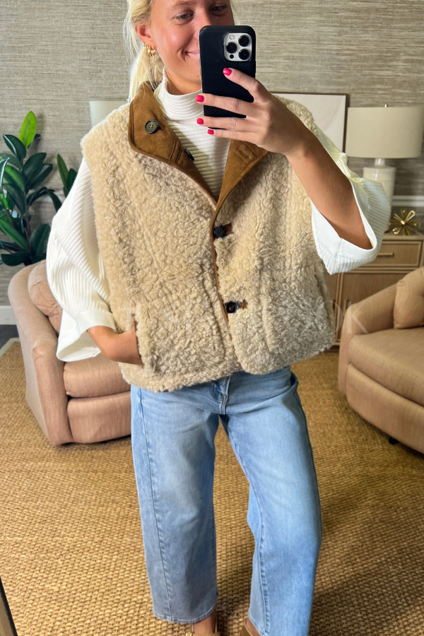 Robinson reversible vest jacket