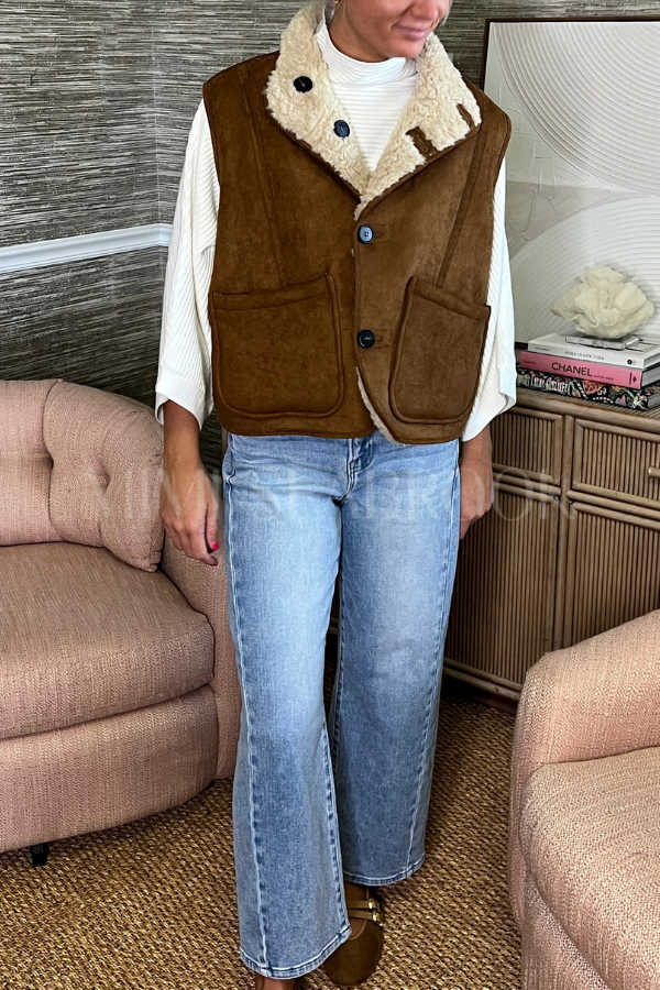 Robinson reversible vest jacket