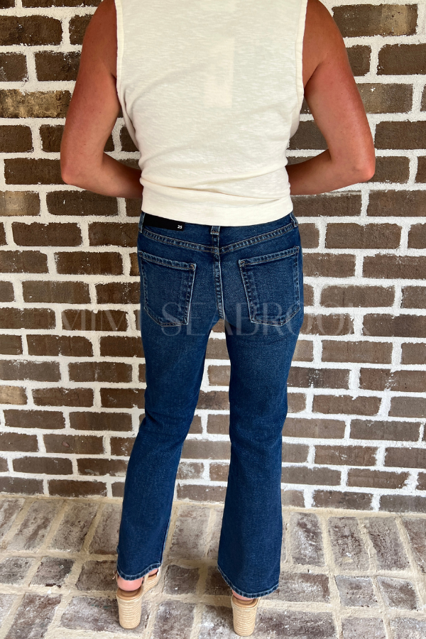 Rockledge Ankle Straight Clean jeans, dark
