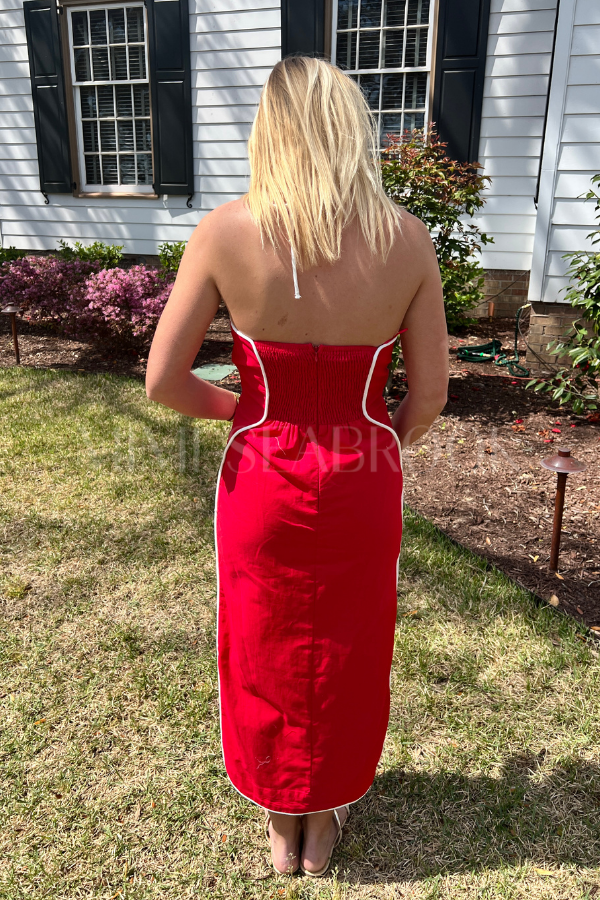 Romy dress, red