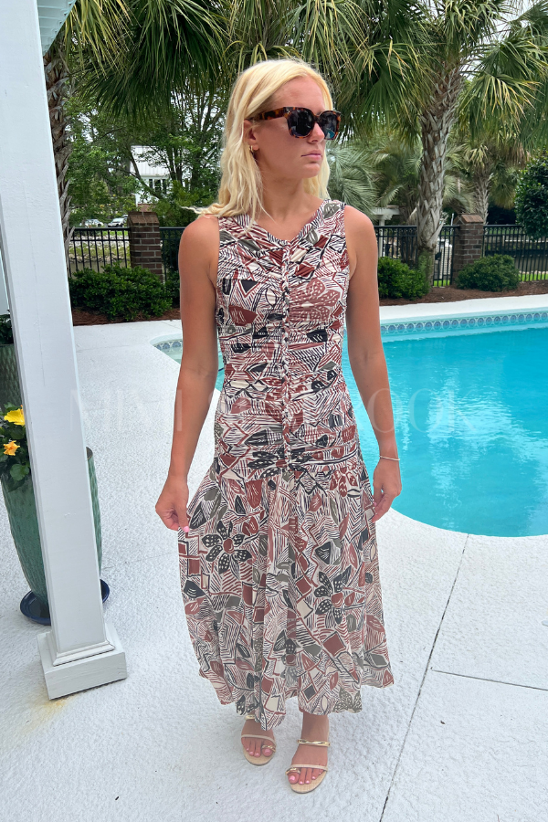 Rustic Flowers Maxi Dress by Farm Rio
