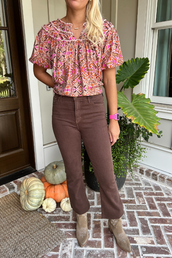 Sammy jeans, vintage brown