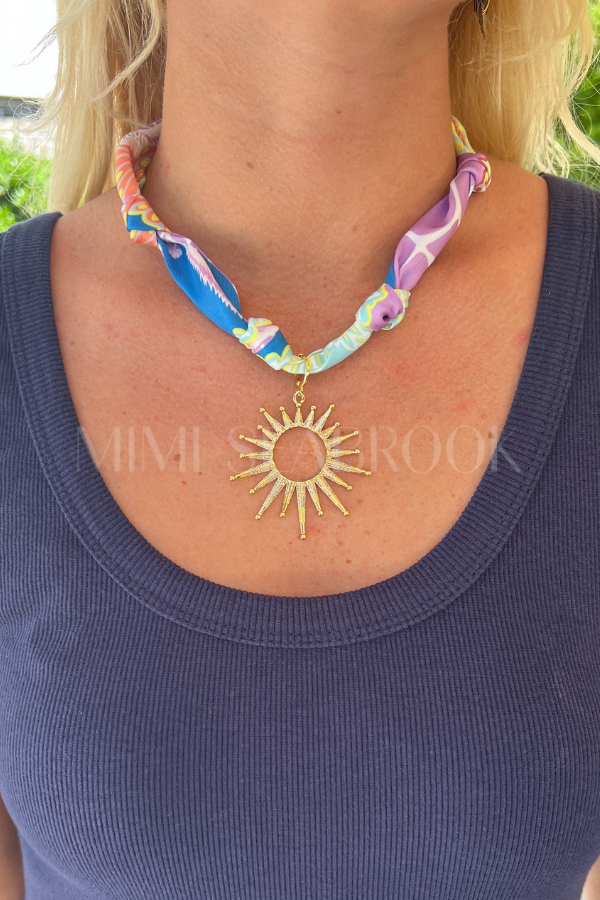 Sandbar Scarf Necklace