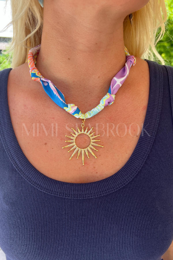 Sandbar Scarf Necklace