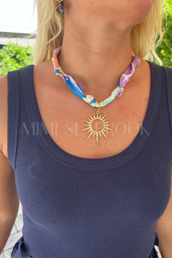 Sandbar Scarf Necklace