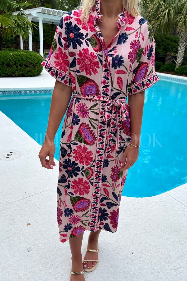 Sandford dress, pink