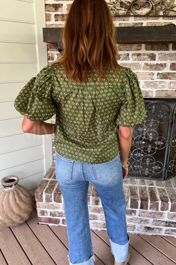 Sareea top, olive