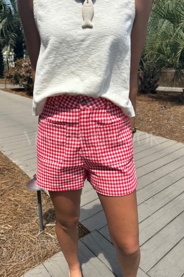Savell shorts, red