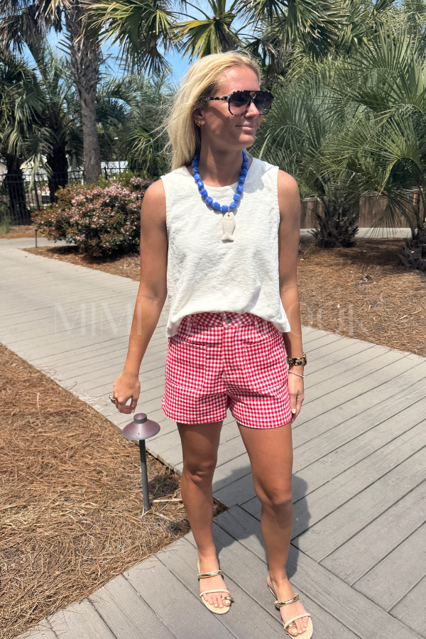 Savell shorts, red