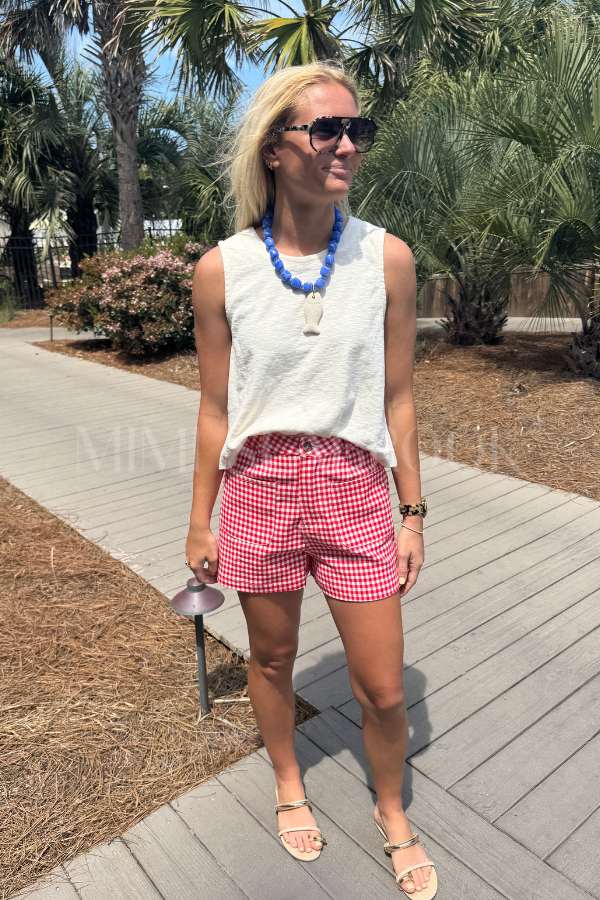 Savell shorts, red