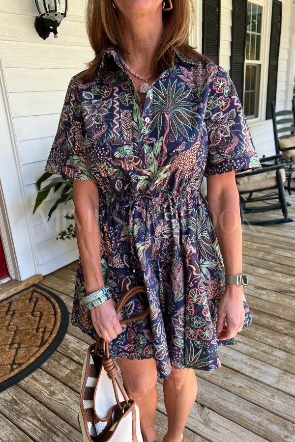 Scarbrough dress, navy