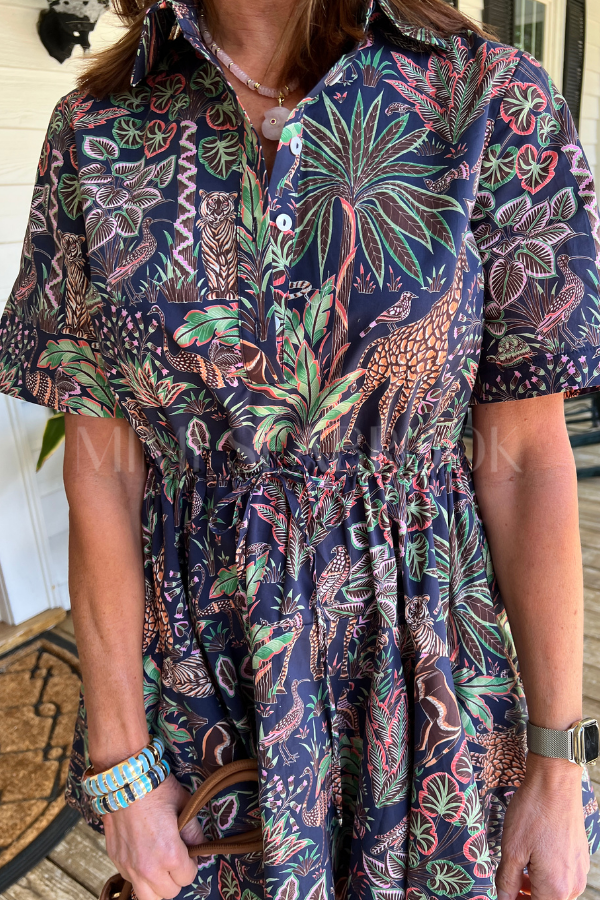 Scarbrough dress, navy