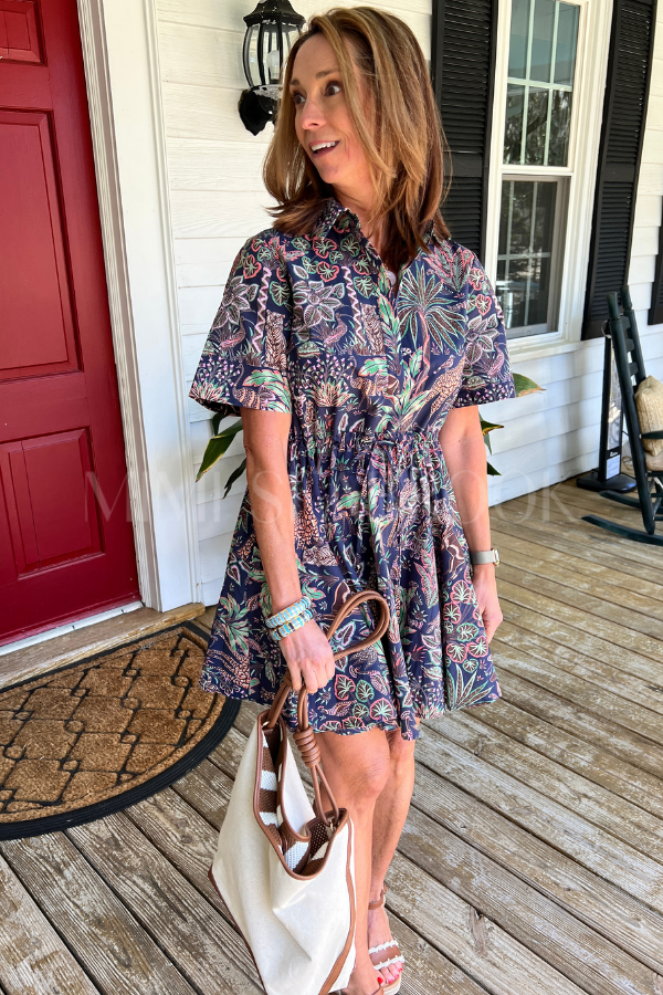 Scarbrough dress, navy