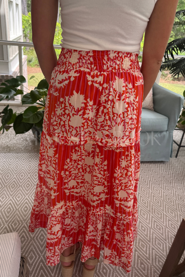 Seaside skirt, orange