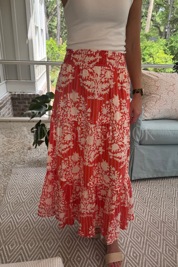 Seaside skirt, orange