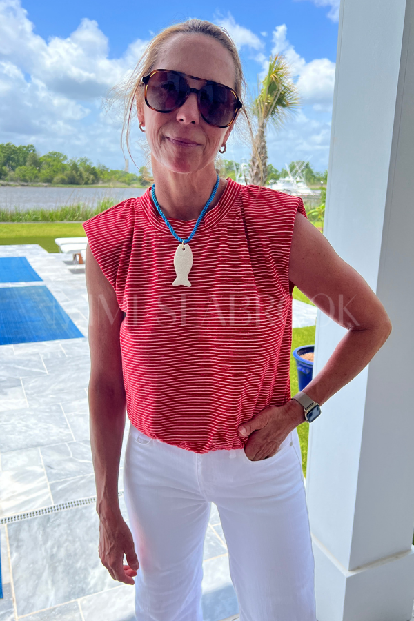 Sedona top, red