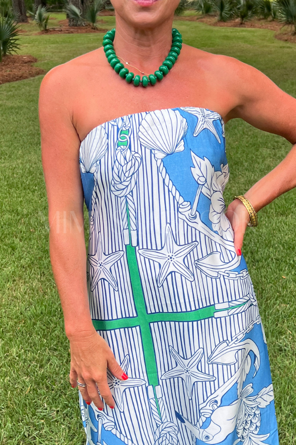 Selma necklace, green
