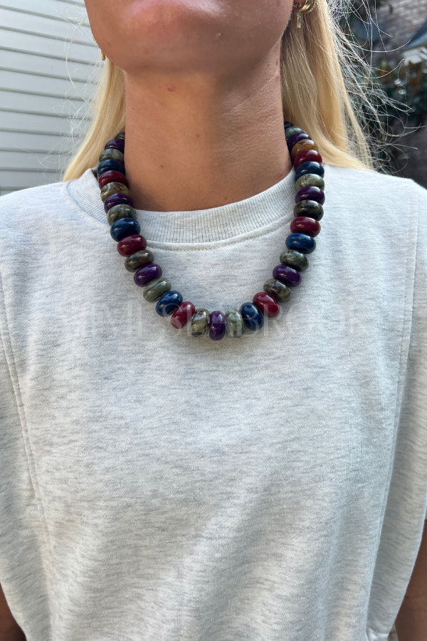 Selma necklace, multi