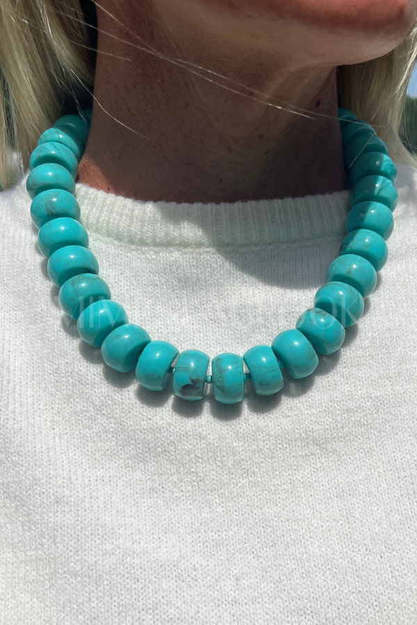 Selma necklace, turquoise