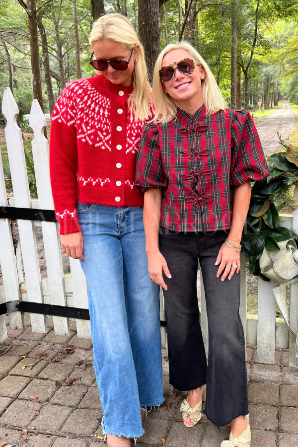 Seymour sweater, red