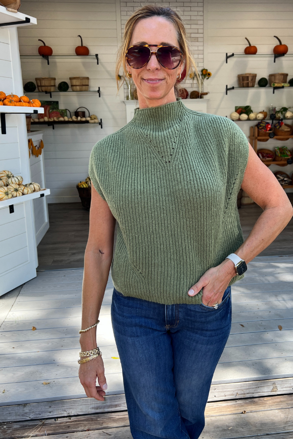 Shelby sweater, olive