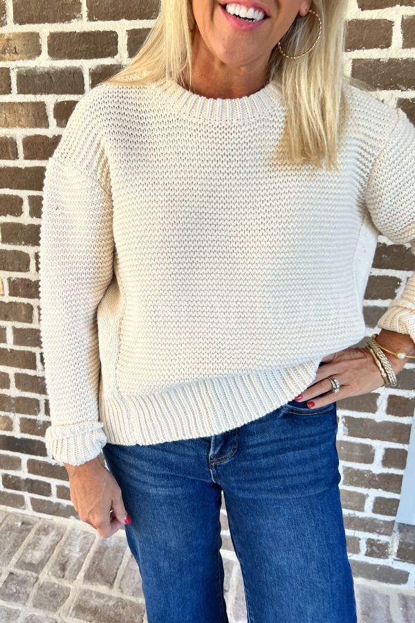 Shella sweater, cream