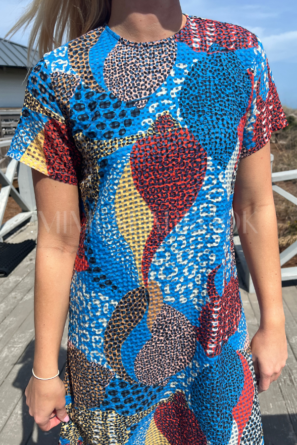 Shift Maxi Dress, Nautilus Blue by Oliphant