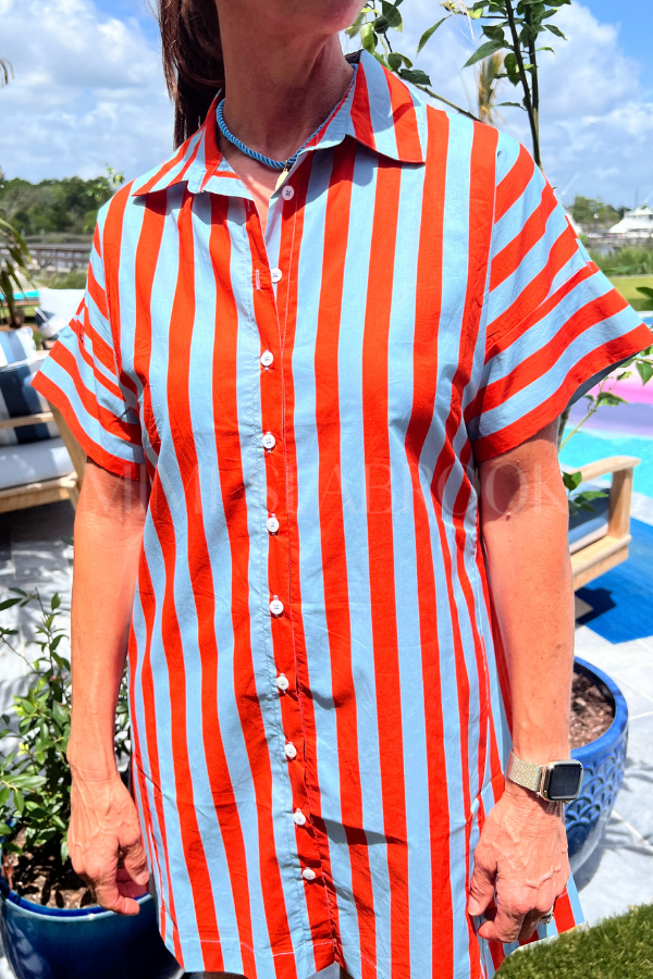 Shoreham dress, blue