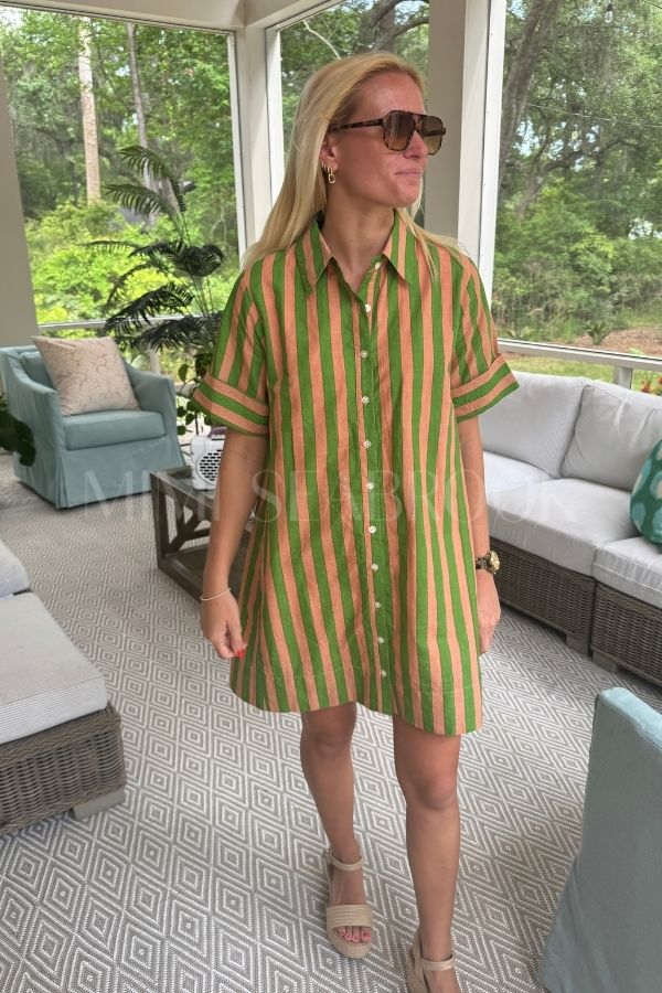 Shoreham dress, green