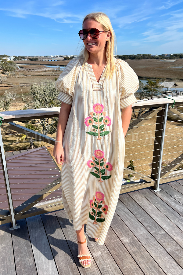 Simeone dress, oatmeal