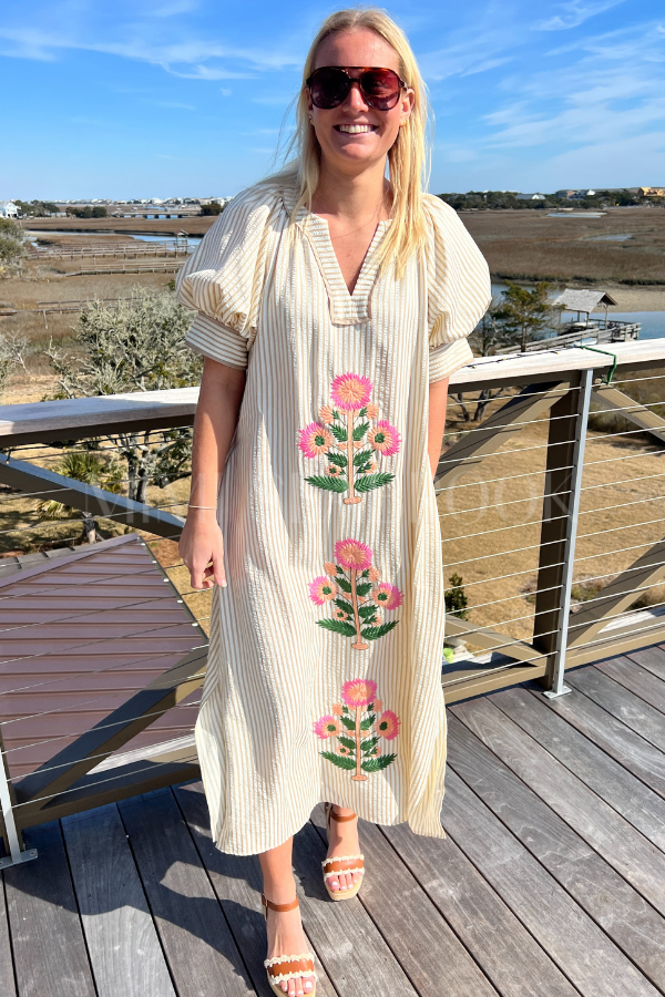 Simeone dress, oatmeal