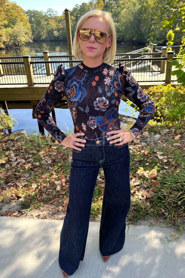 Snakes Bouquet Bodysuit by Farm Rio