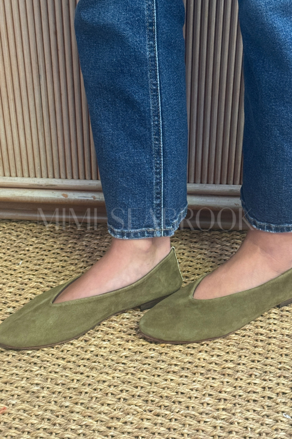 Soho Ballet Flats, olive