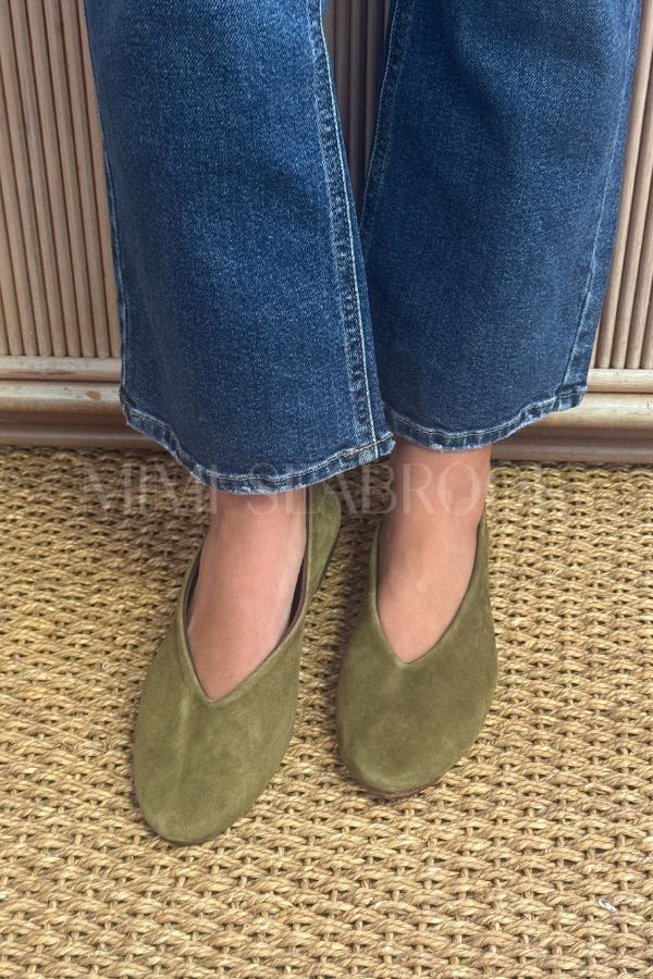 Soho Ballet Flats, olive