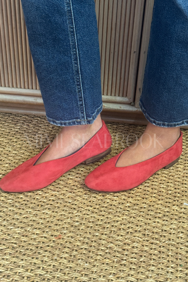 Soho Ballet Flats, red