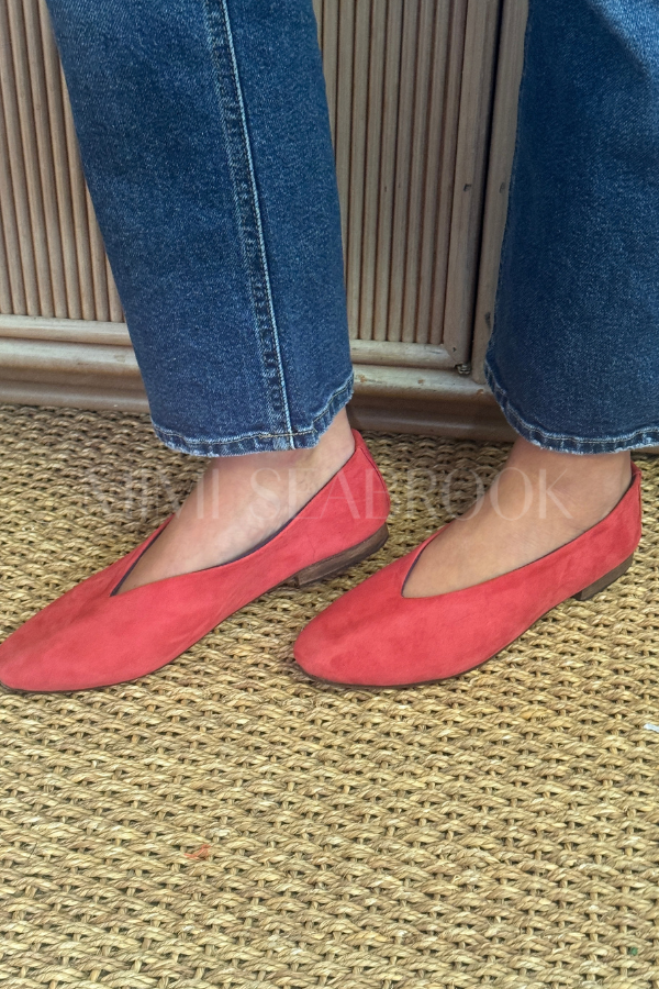 Soho Ballet Flats, red